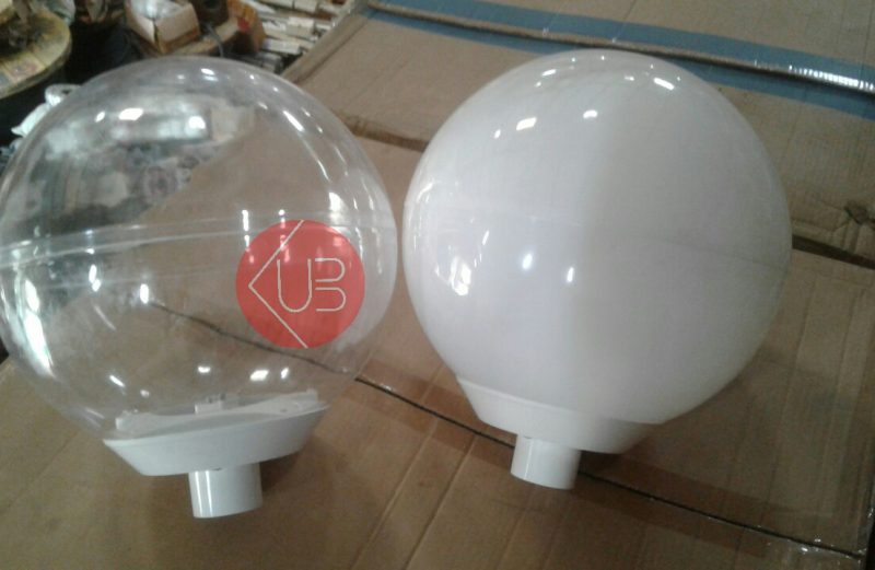 genlite lampu taman 10 atau 12 susu bening